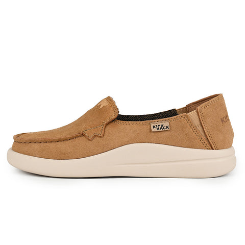 KickBack Rizzo Suede Tan Womens Slip On Shoes