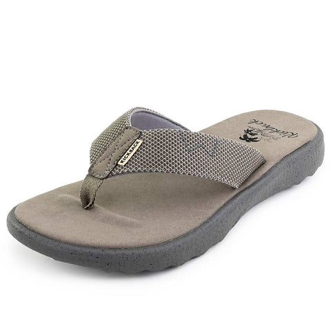 KickBack Koloa Brown Charcoal Mesh Womens Flip Flops