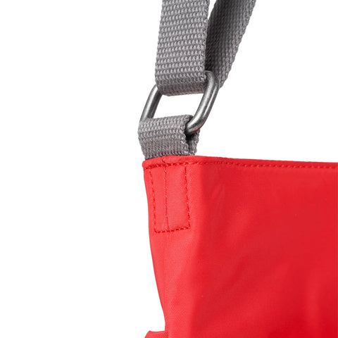 Roka Kennington B Medium Chilli Oil Recycled Canvas Cross Body Bag