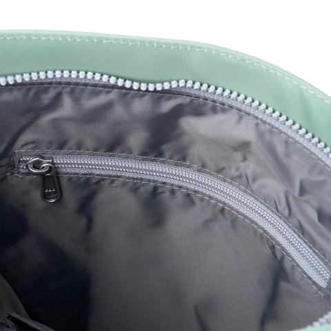 Roka Kennington B Medium Frost Recycled Canvas Cross Body Bag
