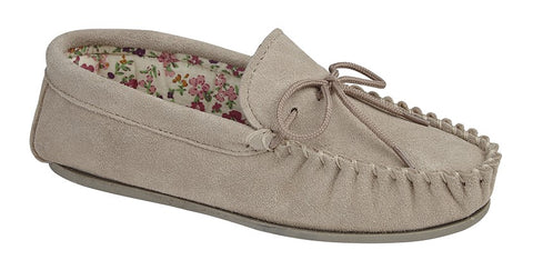 Mokkers LS339S Lily Stone Womens Suede Casual Comfort Moccasin Slippers