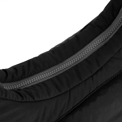 Roka Belsize Black Taslon Puffy Shoulder Bag