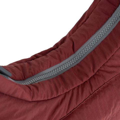 Roka Belsize Bordeaux Taslon Puffy Shoulder Bag