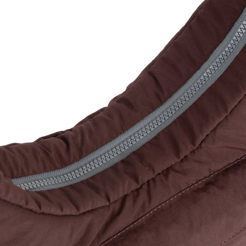 Roka Belsize Chocolate Taslon Puffy Shoulder Bag