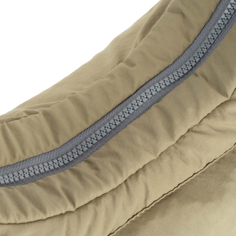 Roka Belsize Taupe Taslon Puffy Shoulder Bag