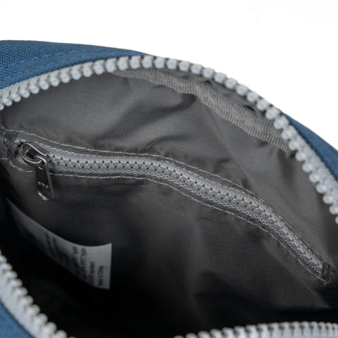 Roka Bond Deep Blue Recycled Canvas Crossbody Bag