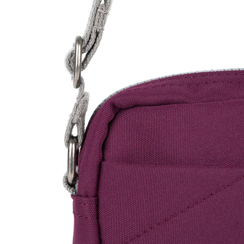 Roka Bond Cherry Lacquer Recycled Canvas Crossbody Bag