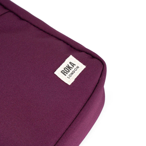 Roka Bond Cherry Lacquer Recycled Canvas Crossbody Bag