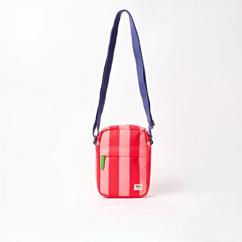 Roka Bond Circus Print Recycled Canvas Crossbody Bag