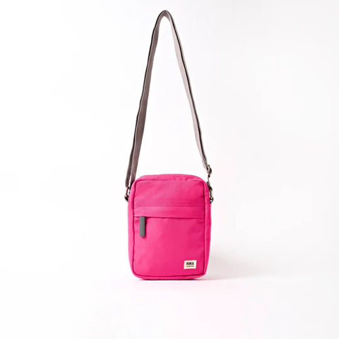 Roka Bond Granita Red Recycled Canvas Crossbody Bag