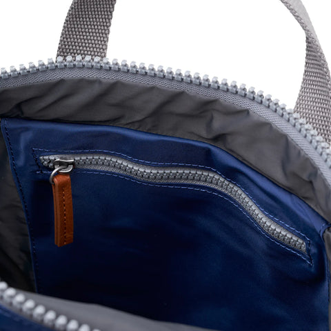 Roka Canfield B Medium Crisp Blue Recycled Nylon Roll-top Backpack