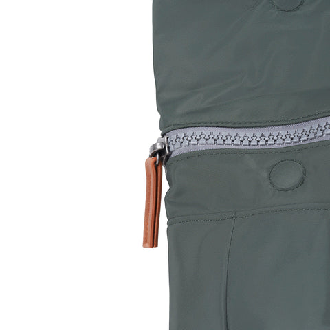 Roka Canfield B Small Thyme Recycled Nylon Roll-top Backpack