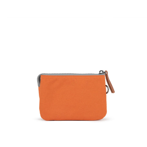 Roka Carnaby Atomic Orange Recycled Canvas Wallet