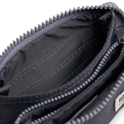 Roka Carnaby Faded Black Recycled Canvas Wallet