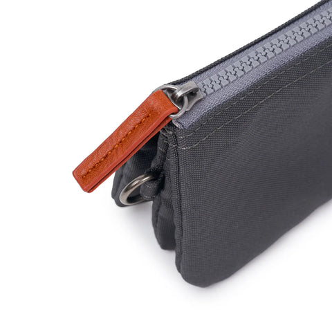 Roka Carnaby Faded Black Recycled Canvas Wallet