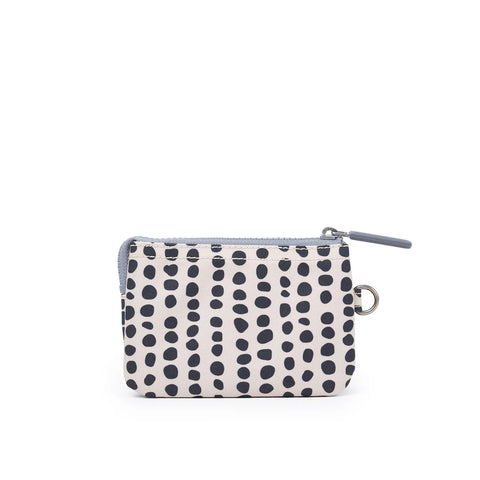 Roka Carnaby Linear Dot Recycled Canvas Wallet