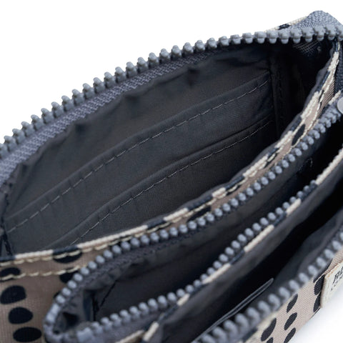 Roka Carnaby Linear Dot Recycled Canvas Wallet