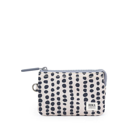 Roka Carnaby Linear Dot Recycled Canvas Wallet