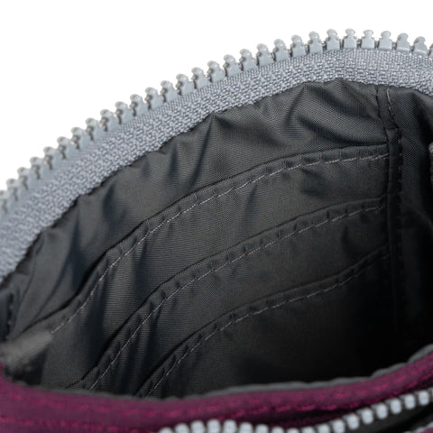 Roka Carnaby Cherry Lacquer Recycled Canvas Wallet