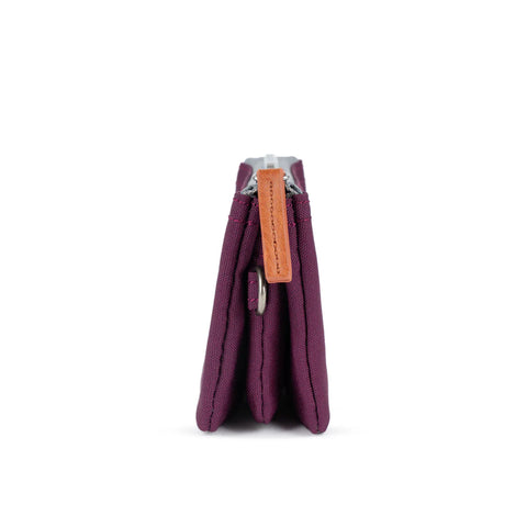 Roka Carnaby Cherry Lacquer Recycled Canvas Wallet