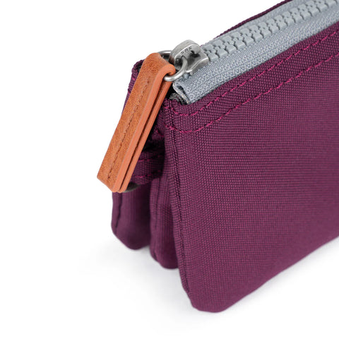 Roka Carnaby Cherry Lacquer Recycled Canvas Wallet
