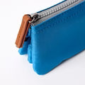 Roka Carnaby Small Malibu Blue Canvas Wallet