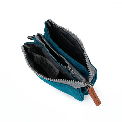 Roka Carnaby Sapphire Recycled Canvas Wallet