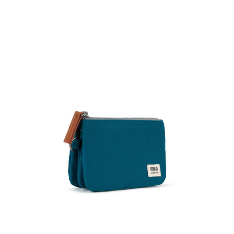 Roka Carnaby Sapphire Recycled Canvas Wallet