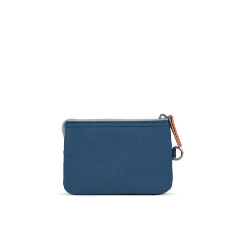 Roka Carnaby Deep Blue Recycled Canvas Wallet