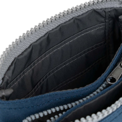 Roka Carnaby Deep Blue Recycled Canvas Wallet