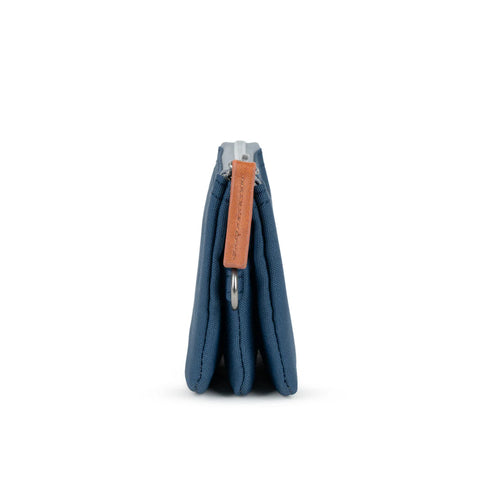 Roka Carnaby Deep Blue Recycled Canvas Wallet