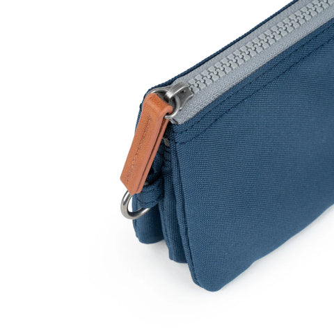 Roka Carnaby Deep Blue Recycled Canvas Wallet