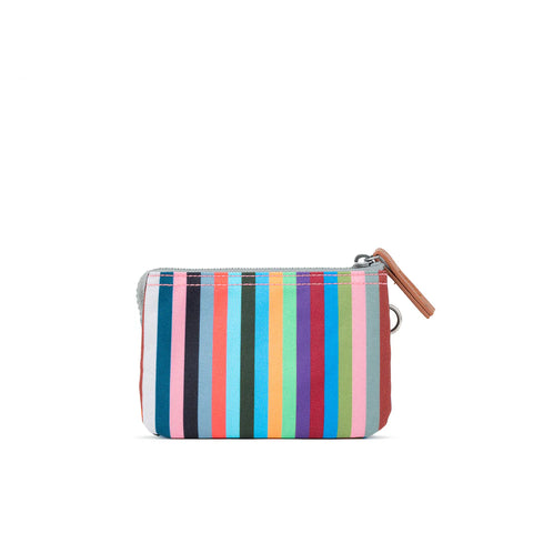 Roka Carnaby Multi Stripe Recycled Canvas Wallet