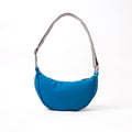 Roka Farringdon Malibu Blue Taslon Half Moon Bag