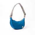 Roka Farringdon Malibu Blue Taslon Half Moon Bag