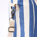 Roka Hampstead Lunch Bag Denim Stripe Cotton Canvas