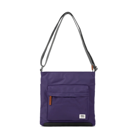 Roka Kennington B Medium Mulberry Recycled Nylon Cross Body Bag