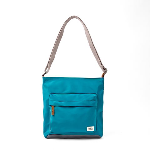 Roka Kennington B Medium North Sea Recycled Nylon Cross Body Bag