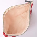 Roka Maida Vale Medium Pouch Strawberry Stripe Cotton Canvas