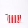 Roka Maida Vale Medium Pouch Strawberry Stripe Cotton Canvas