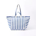 Roka Marylebone Tote Denim Stripe Cotton Canvas