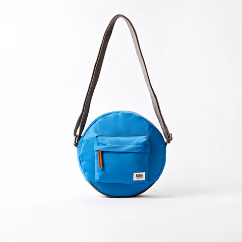 Roka Paddington B Malibu Blue Recycled Nylon Cross Body Bag