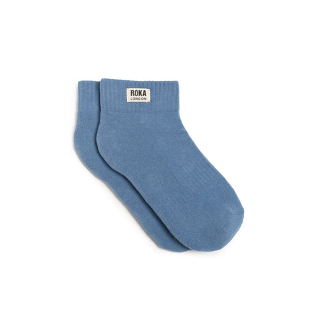 Roka Wembley Airforce Organic Cotton Super Comfy Stylish Socks