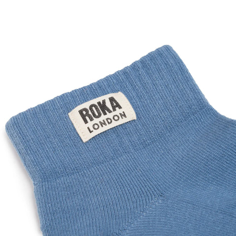 Roka Wembley Airforce Organic Cotton Super Comfy Stylish Socks