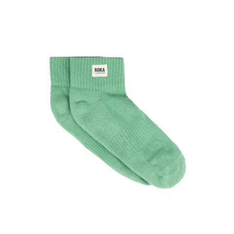 Roka Wembley Matcha Organic Cotton Super Comfy Stylish Socks