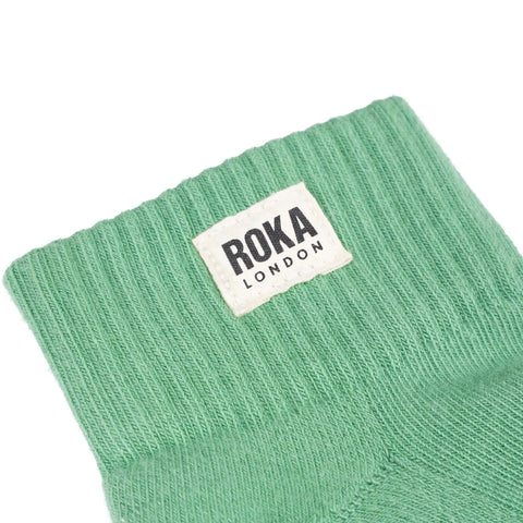 Roka Wembley Matcha Organic Cotton Super Comfy Stylish Socks