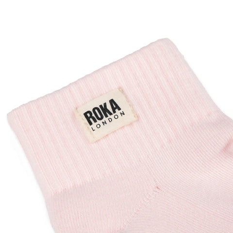 Roka Wembley Transcendent Pink Organic Cotton Super Comfy Stylish Socks