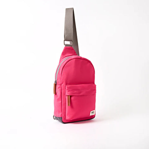 Roka Willesden B Large Sling in Granita Red Recycled Nylon Cross Body Bag