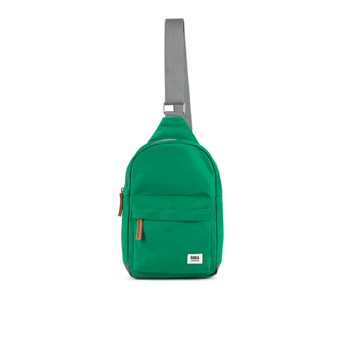 Roka Willesden B Large Sling Emerald Recycled Nylon Cross Body Bag