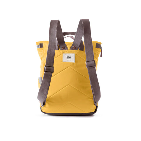 Roka Canfield B Medium Corn Recycled Nylon Roll-top Backpack